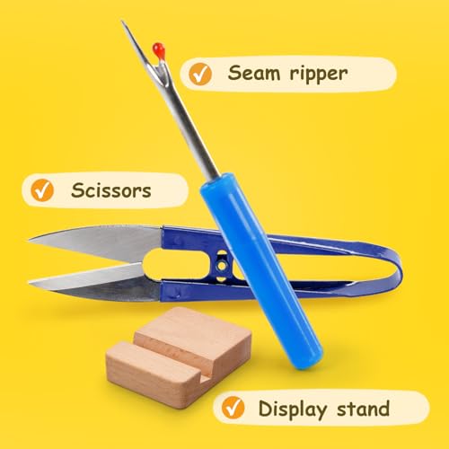 Hummingbird and Flower Embroidery Kit for Adults, DIY Embroidery Kits with Original Design Patterns, Learn to Embroider Kit Beginner with Needles and Thread, Clear Instructions and Video (BEB004) - color: birds red