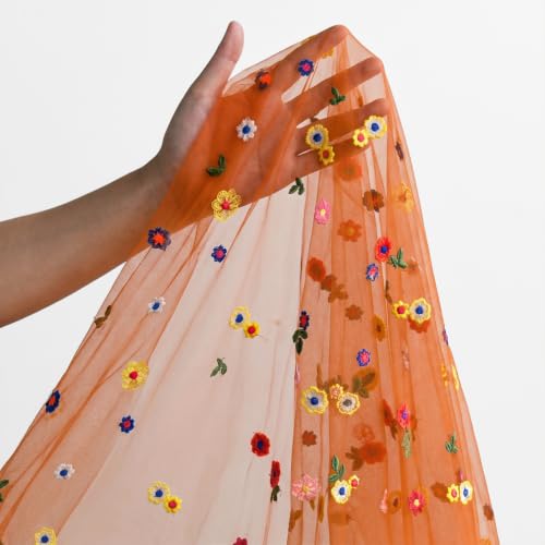 Horaldaily Fall Caramel Embroidery Tablecloth, 60×140 Inch Rectangular - color: Caramel, size: 60" x 140" (Rectangular)