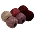 KCS Mercerized Pearl Cotton Thread Size 8 Crochet Needlework Embroidery Threads Ball (6, 03) - color: 03