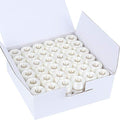 New brothread 144pcs Size A SA156 Prewound Bobbin Thread -White - color: White SA156 60WT
