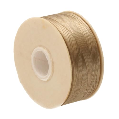 The Beadsmith Nymo Thread, Made of Nylon - size: Size B, 72 Yards, style: Ash