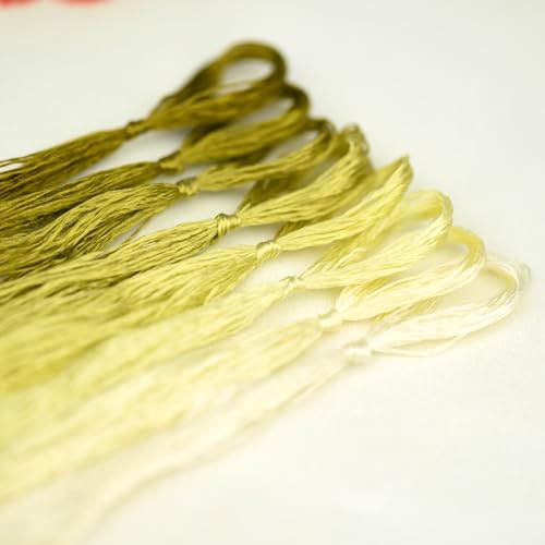 Natural 100% Mulberry Handmade Embroidery Silk Thread Silk Floss (72) - color: 72