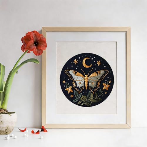 LYMIGER 3 Packs Embroidery Kit for Adults, Embroidery for Beginners (Bee-1) - color: Bee-1