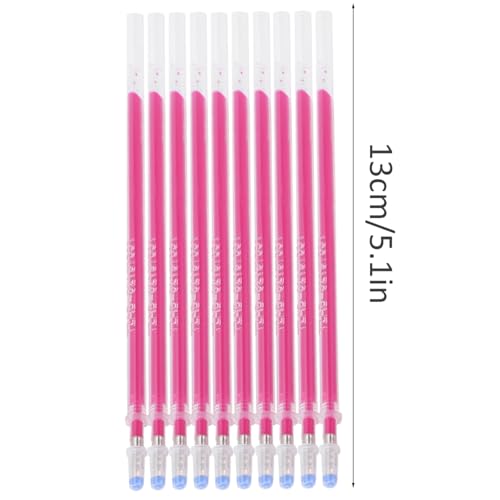 Fayelume 100PCS Heat Erasable Pens, Red High Temperature Disappearing Ink Pen, Leather Garment Scribing Fabric Pens, Temporary Marking Tailor's Tool for Garments