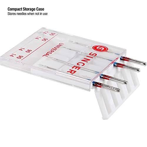 SINGER 04736 Sewing Machine Needles, 5-Pack, 90/14 - style: 90/14
