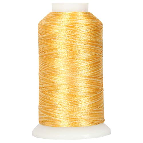 ThreadArt Polyester Machine Embroidery Thread, 1000M 40wt, Sunray - color: Sunray