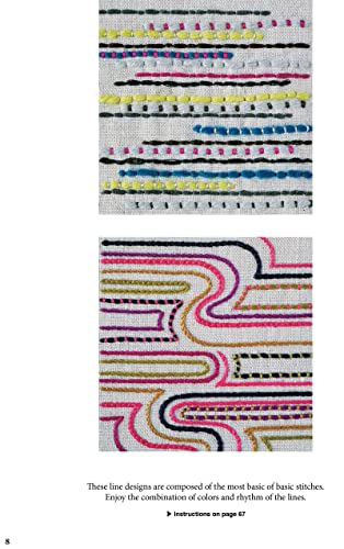 Modern Japanese Embroidery Stitches: Bold & Exotic Plants, Sea Life, Charms, Letters and More! (over 100 designs)