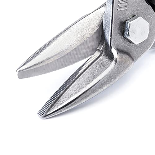 Crescent Wiss 9-3/4" MetalMaster Compound Action Straight and Left Aviation Snips - M1R (Pack of 2) - size: 1 Count (Pack of 2)