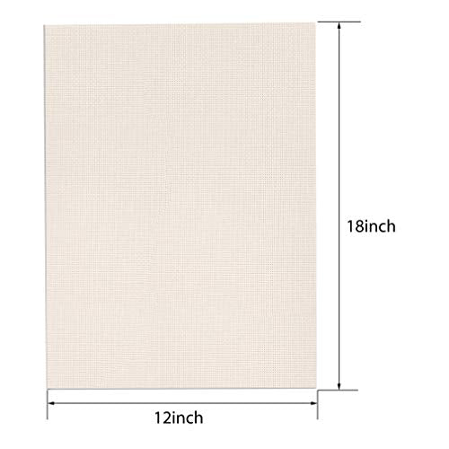 Yurdon Aida Cloth 14 Count Cross Stitch Fabric, 12 by 18 inches, 8 Color
