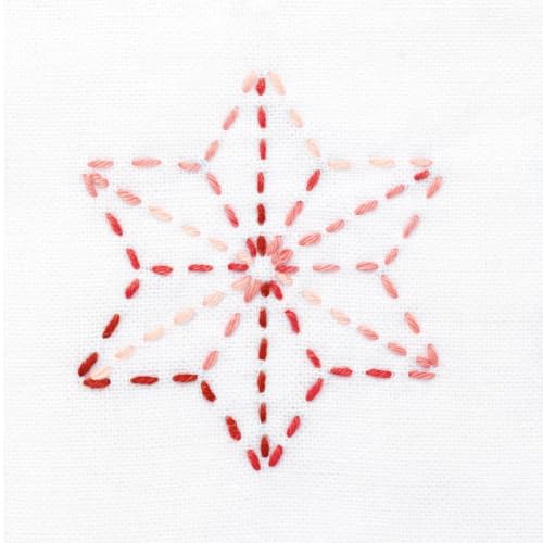 Variegated Sashiko Thread - Reds (#156) by Olympus - color: Reds (#156)
