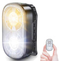 Zewdov 500LM Ultra Bright Mini Clip-on Flashlight Rechargeable, 10 Modes Hands-Free Pocket EDC Small Flashlight, Waterproof Running Lights for Runners/Emergency/Work/Hiking, Commercial Strobe Light