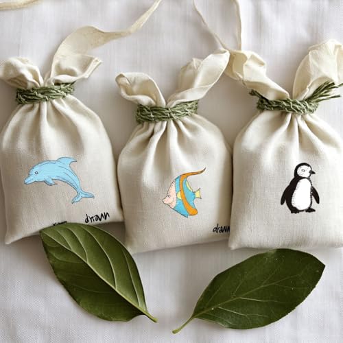 BENECREAT 4 Sheets 42Pcs Zoo Animals Water Soluble Embroidery Patterns, Land and Ocean Animals Hand Sewing Stabilizers Stick and Stitch Embroidery Paper for Shirts, Coats, Bags, Towels - style: Zoo Animals