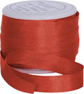Threadart Auburn 7mm 100% Pure Silk Ribbon - Single Spool - color: AUBURN, size: 7MM