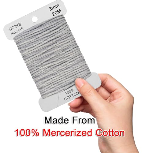Classic Crochet Thread Yarn 100% Pure Cotton Thread,Col No: 415,Pearl Gray - color: Pearl Gray