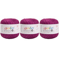 golo 3 Balls Crochet Thread Size 10 Crochet Yarn for Hand Knitting 191 - color: 000-191 Clove Red