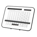 Knitting Pattern Holder with 4 Replacement Black Magnets, Knitting Chart Keeper Cross Stitch Pattern Holder for Crochet, Cross Stitch Supplies & Accessories, 11.22" Lx7.28" W - size: 11.81"L x 8.27" W