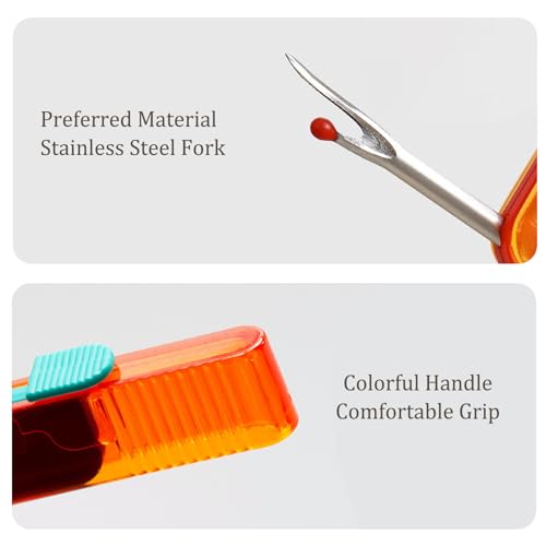 Seam Ripper, Folding Seam Rippers for Sewing, Small Threadripper, Portable Thread Cutter, Mini Clothes Tag Remover, Stitch Remover Tool for Needlework, DIY, Crafting 3 Pack