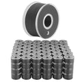 Mandala Crafts Dark Gray 15J SA156 Prefilled Bobbin Thread, 144 PCs - color: Dark Gray, size: Size A 144 X 142 Yards