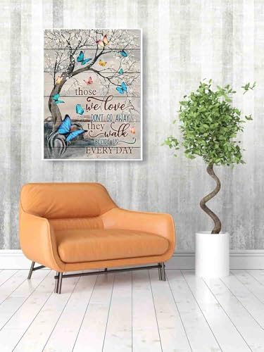 DYAIANGMU Tree of Life Stamped Cross Stitch Kit for Adults 15.7x11.8 inches - color: red-37