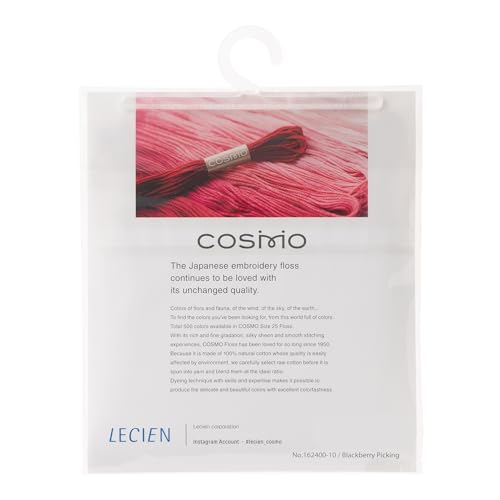 Lecien No. 162400-10 Cosmo, Thread Assorted Pack by Nicki Franklin (BlackBerry Picking) 12 Piece Set - color: blueberry, style: Blackberry Picking