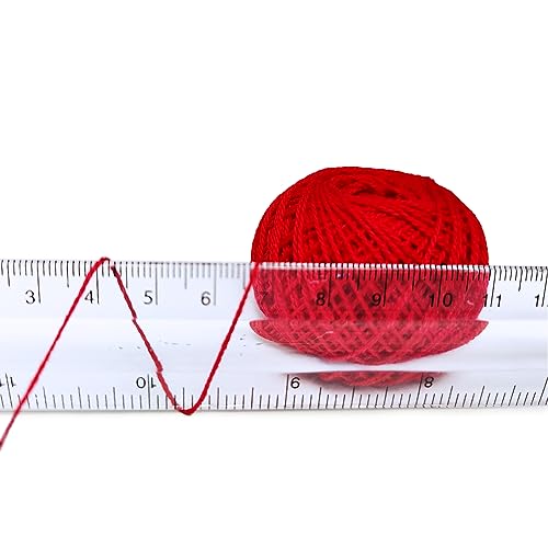 KGS Crochet Thread Cotton Yarn Balls | Size 8 | 10 Balls | 10 Grams Each Ball | Total 100 Grams of Pearl Cotton Thread for Crocheting, Cross Stitch, Needlepoint Hand Embroidery (Fall Foliage) - color: Fall Foliage