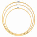 Caydo 3 Pieces 14/16/18Inch Large Round Embroidery Hoops Kit