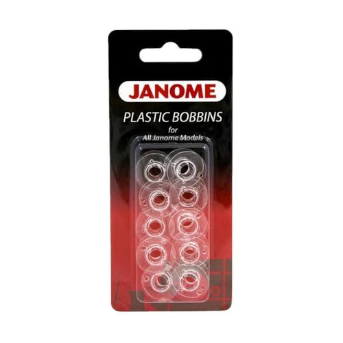 Janome 10-Pack Plastic Bobbins for All Janome Models