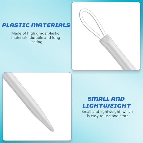 TIESOME 6 Pcs Metal Yarn Needle Set, Silver Yarn Thread Weaving Tools