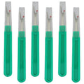 Hordion 6 PCS Seam Ripper Stitch Remover Tool, Green Seam Ripper Thread Cutter for Sewing Crafting Removing Embroidery Hems and Seams - color: Green