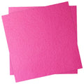 12" x 12" Felt Fabric Sheets for Crafts, Squares Felt Paper - color: Bubblegum Pink