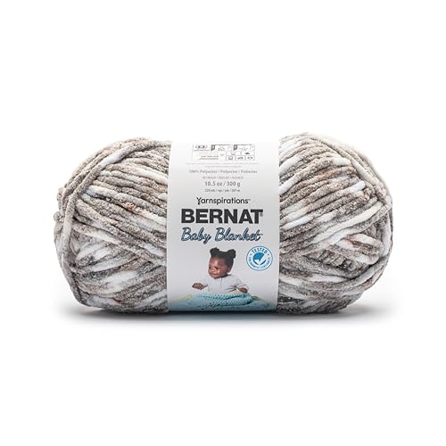 Bernat Baby Blanket Yarn for Crocheting Soft, Driftwood Dreams - color: Driftwood Dreams, size: 1 Pack