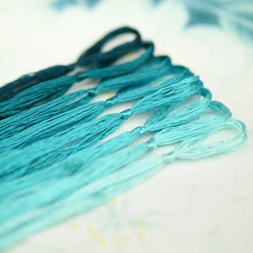 Natural 100% Mulberry Handmade Embroidery Silk Thread Silk Floss (94) - color: 94