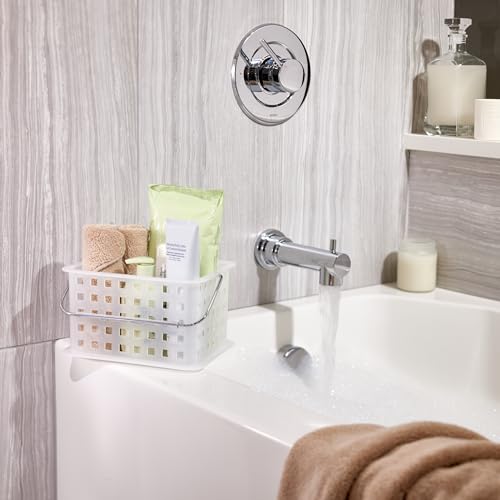 iDesign Small Shower Caddy, Clear Frost - color: Clear Frost, style: Pack of 1