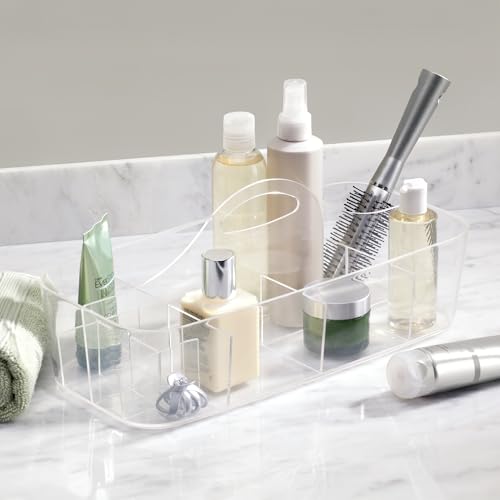 iDesign Plastic Cosmetic Organizer Tote, Clear - size: Large