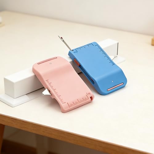 Magnetic Seam Guide for Sewing Machine – Sewing Machine Attachment for Precise Positioning and Edge Retaining (Blue) - color: Blue