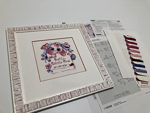 RIOLIS 1934 Hello, Little One! Girl Counted Cross Stitch Kit 6 x 6 in - style: Hello, Little One! (for a girl) 1934