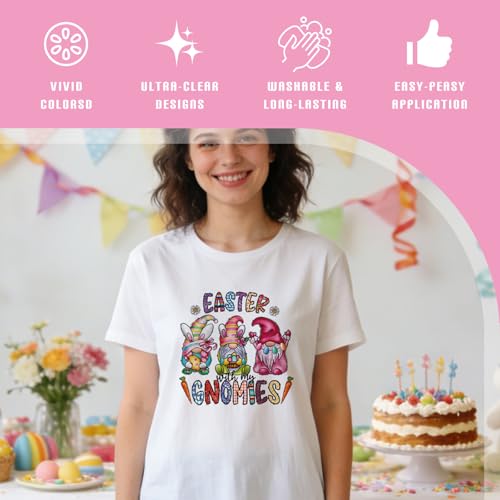 30 Pcs Easter DTF Transfers Ready to Press - style: Easter