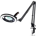 KIRKAS Magnifying Glass with Light, 2,200 Lumens Magnifying Lamp 12X - color: Black