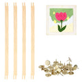 OwnMy 14 Inch Needlepoint Stretcher Bars Wood Stretcher Bars for Needlework - size: 14 Inch