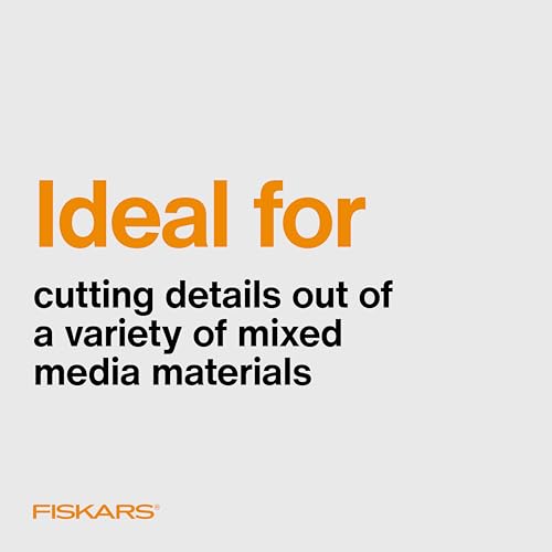 Fiskars 5" Micro-Tip Titanium Scissors, Precision Craft Scissors - style: Micro-Tip Titanium