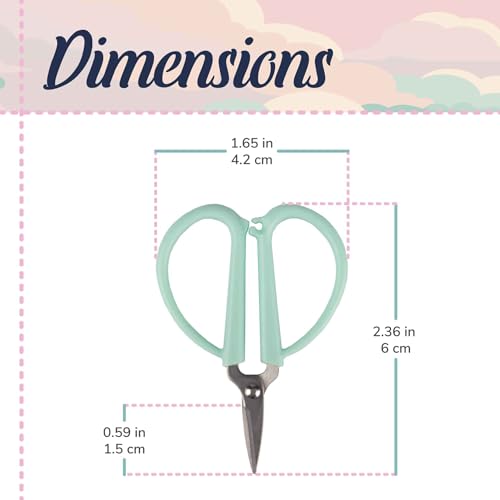 JubileeYarn Tiny Traveler Scissors - Arctic Mist - 3 Units - color: Arctic Mist, size: 3 Units