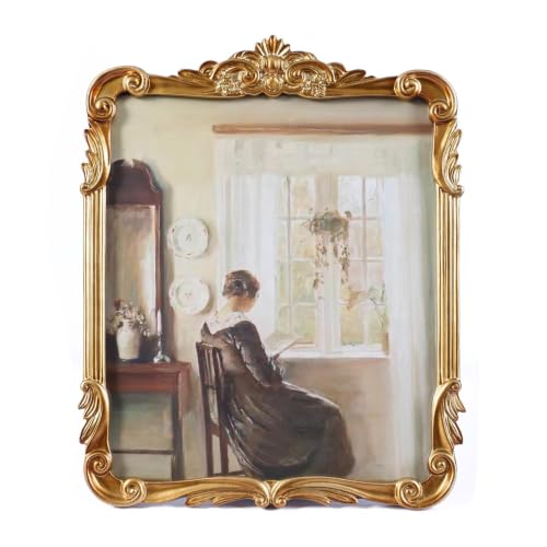 Vintage Picure Frame 10x12 Antique Victorian Gold Bronze Wall Decor - color: Golden Bronze, size: 10x12