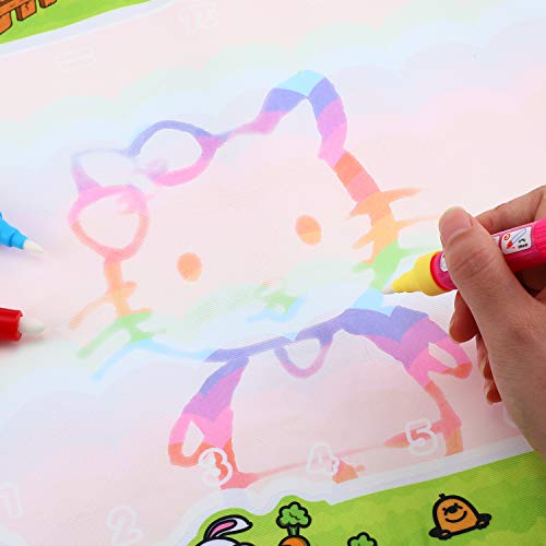 Outus 12 Pcs Water Drawing Doodle Pens, Replacement Markers for Mat Book