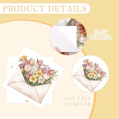 30 Pcs Spring Rub-On Transfers for Furniture & Crafts - style: Spring Garden