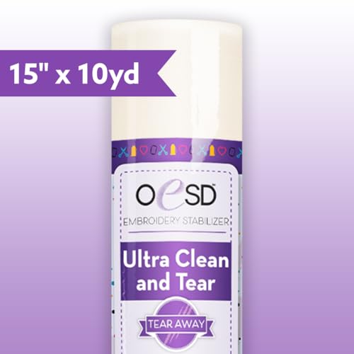 OESD Ultra Clean and Tear Embroidery Stabilizer 15" x 10 Yd Roll