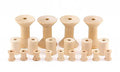 Hygloss Products Wooden Spools for Arts and Crafts – Splinter Free – Assorted Sizes, 19 Pieces, Natural - size: Asst'd Sizes, 19 Pc.