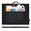 JJRING 23x31 Art Portfolio Tote Bag With Shoulder Strap, Black - size: 23''*31''