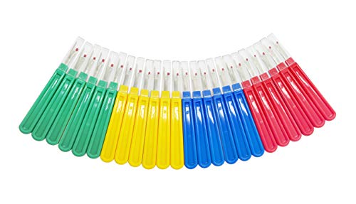 Ouyatoyu 24 Pieces Colorful Seam Ripper Tool Handy Stitch Ripper Sewing Ripper for Opening Removing Seams and Hems