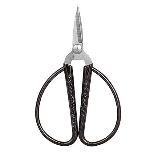 3.3-inch Small Sewing Embroidery Scissors, Stainless Steel Little Scissors Sharp Tip Detail Shears for Sewing Crafting, Art Work, Cross Stitch Cutting, Handcraft, Needlework DIY Tools Black - color: Black