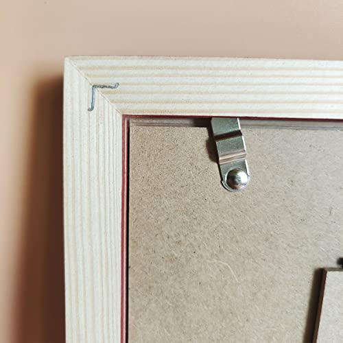 8x8 Picture Frames Blue Solid Wood Frame, Plastic Panel (Film Needs to be Removed) Table or Wall.Front Window Opening 7.5x7.5 inch. - color: Blue, size: 8x8